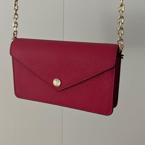 Michael Kors Crossbody Pink Wallet On Chain